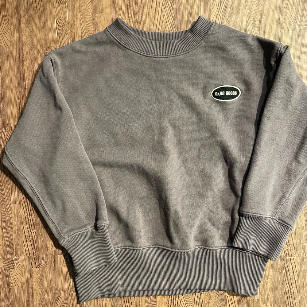 Zara EMBROIDERED PATCH SWEATSHIRT *Excellent Cond* Size 8-9